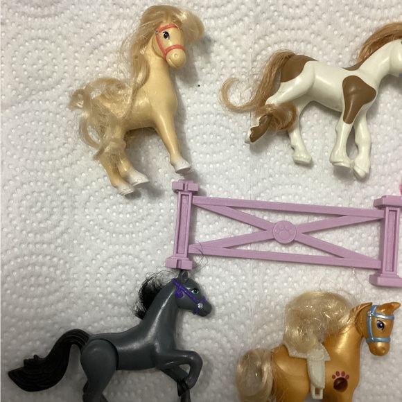 Vintage Littlest pet shop Kenner 90s horses fence and brush - Picture 3 of 5